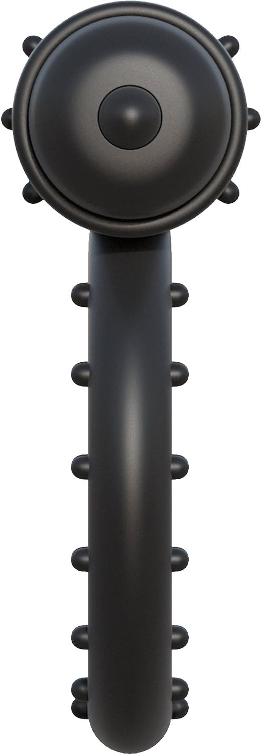Anillo vibrador juguete sexual para adultos fabricado en silicona de grado corporal, con textura lisa y diseño flexible