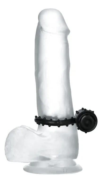 Anillo vibrador juguete sexual para adultos fabricado en silicona de grado corporal, con textura lisa y diseño flexible
