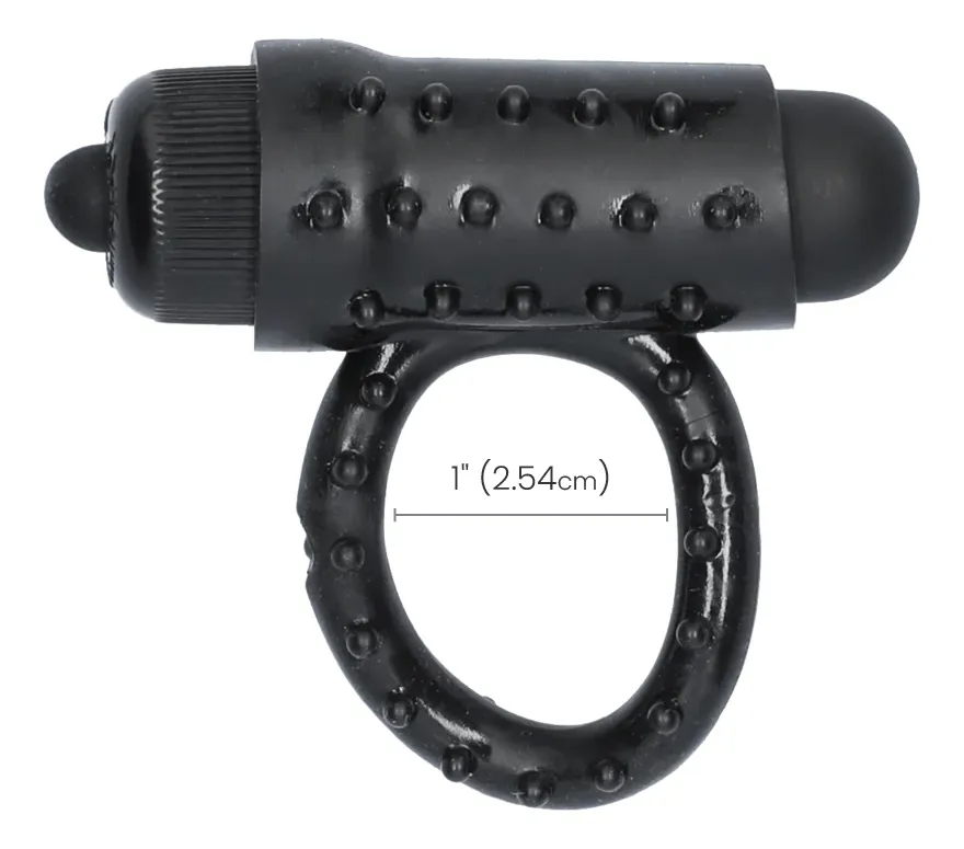 Anillo vibrador juguete sexual para adultos fabricado en silicona de grado corporal, con textura lisa y diseño flexible